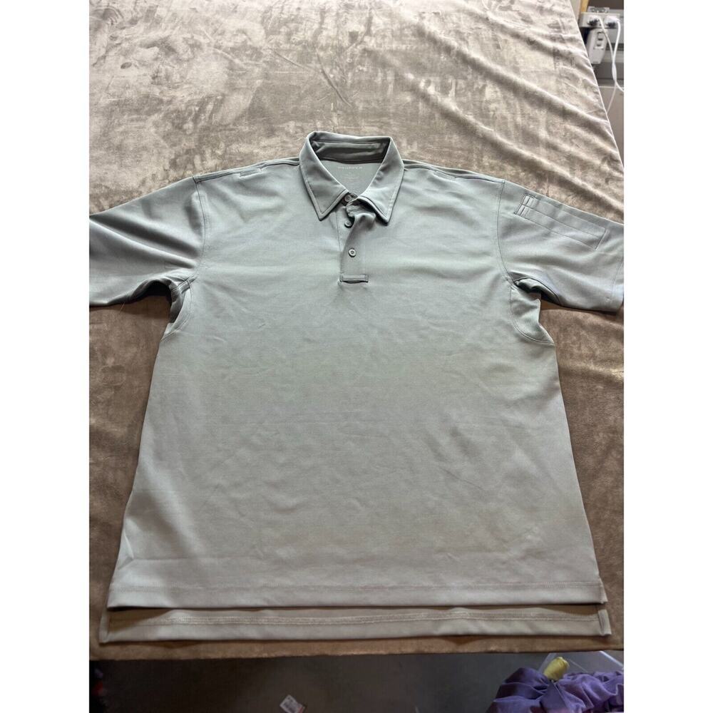 Propper Men’s Short Sleeve Gray Button Down Collared Tactical Polo / Size‎ Large